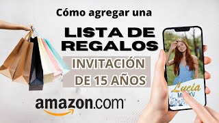 🎁Regalos de Amazon para INVITACION de 15 Años [upl. by Pavier]