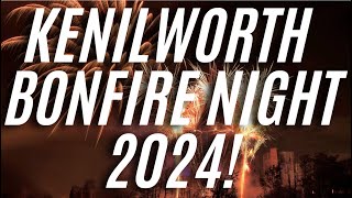 Kenilworth Bonfire Night 2024 POV [upl. by Kihtrak811]