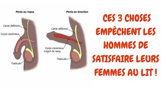 FAIBLESSE SEXUELLE  CES 3 CHOSES EMPÊCHENT LES HOMMES DE SATISFAIRE LEURS FEMMES AU LIT [upl. by Wilhide]