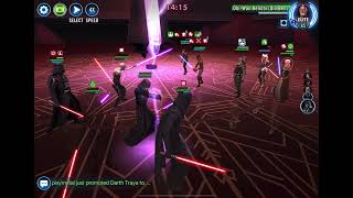 SWGOH Galactic Challenges Sith vs Rebel Tier 7 [upl. by Imoyik]