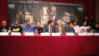 RICKY BURNS v DEJAN ZLATICANIN  CURTIS WOODHOUSE v WILLIE LIMOND  FINAL PRESS CONFERENCE [upl. by Ardnal]