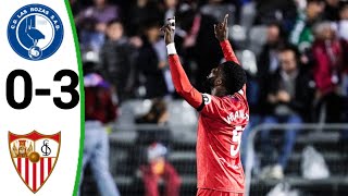 Las Rozas vs Sevilla 03 Kelechi Iheanacho Goal All Goals and Extended Highlights [upl. by Luoar542]