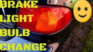 Change Replace Toyota Rear Tail light Stop Light Turn signal Side Marker Light Corolla [upl. by Hnahk]