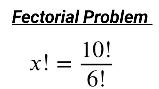 A Nice Math Fectorial Problemmaths viral subscribe tricks [upl. by Qifar]