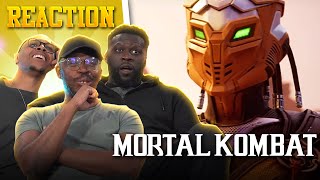 Mortal Kombat 1 Khaos Reigns Cyrax And Sektor Gameplay Trailer Reaction [upl. by Merwyn984]