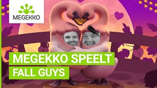 MEGEKKO SPEELT FALL GUYS MET KIJKERS highlights [upl. by Wylma]