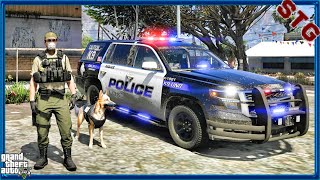 GTA 5 Sheriff Monday K9 Patrol GTA 5 Mod [upl. by Reo]