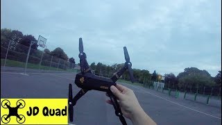 Visuo Siluroid XS809W Quadcopter Drone Flight Test Review [upl. by Mobley]