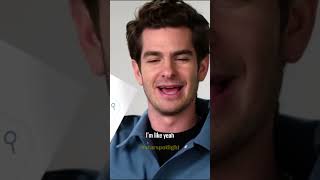 Andrew Garfield on kissing Ryan Reynolds [upl. by Eirrek]