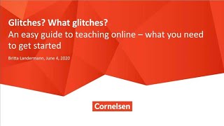 Webinar 0620 I EWB I An easy guide to teaching online  what you need to get started [upl. by Vallo]