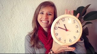 GERMAN LESSON 59 How to tell the TIME in German  Die Uhrzeit part 1 [upl. by Einahpad]