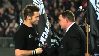 RICHIE142 Official presentation to Richie McCaw  SKY TV [upl. by Ebbarta]