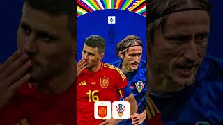 Spain vs Croatia besoccer football eurocopa [upl. by Cybil]