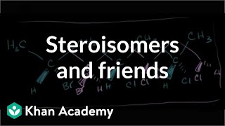 Stereoisomers enantiomers diastereomers constitutional isomers and meso compounds  Khan Academy [upl. by Samau]