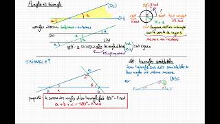 Notions de base sur les angles et triangles [upl. by Midas151]