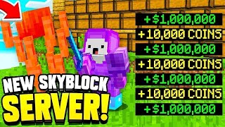 THE GAME CHANGING SKYBLOCK SERVER 2024 EDITION  Minecraft OP Prison  Minecraft Skyblock Servers [upl. by Yenahc]