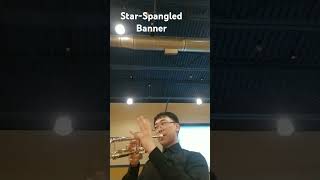 StarSpangled Banner trumpet [upl. by Ahsimrac]