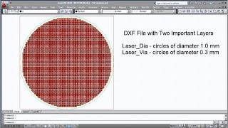 example of dxf to excellon drill [upl. by Theurich]