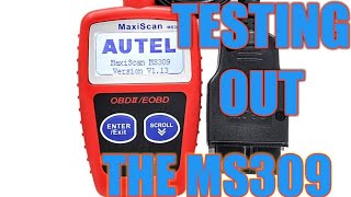 MAXISCAN MS309 OBD2 CODE READER pt2 UPDATE autel car what it dose how to use it [upl. by Nnayhs635]