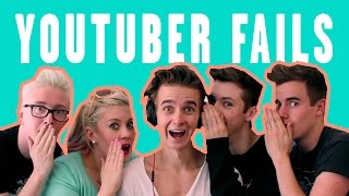 Hilarious YouTuber Fails  POPSUGAR Mashups [upl. by Ahsieki]