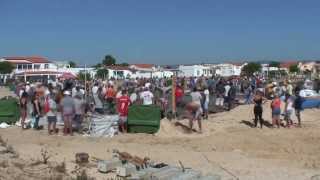 Construção da placa do heliporto da ilha da Culatra em 32 segundos [upl. by Amand]