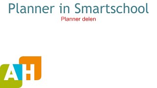 Planner in Smartschool  2  Planner delen [upl. by Jeffy]