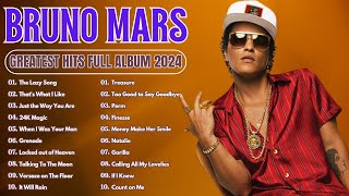 Bruno Mars Playlist 2024  Bruno Mars Greatest Hits  Best Songs Collection Full Album [upl. by Nauqed348]