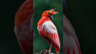 Scarlet Ibis ScarletIbis wetlandbirds colorfulbirds tropicalbirds [upl. by Ahsoet]