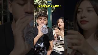 LAP BEKAS MINUM PACAR 😂 shorts shortsviral couplegoals couple gkazmv [upl. by Oleusnoc]