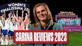 Finalissima Win Arnold Clark Cup 🏆amp World Cup Down Under Sarina Wiegman Reviews Lionesses 2023 [upl. by Alket]