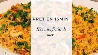 Riz aux fruits de mer facile et rapide [upl. by Aicirtac391]