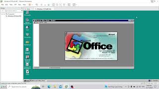 Install Microsoft Office 95 Beta 2 Build 1628 CDROM on Windows 95 Build 462 in VMware Workstation [upl. by Sundin56]