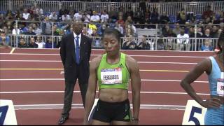 105th Millrose Games  Bianca Knight wins Womens 60m Dash [upl. by Oigimer630]