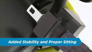 NuStep T4T4r Seat Belt  Safe Adaptive Exercise Equipment [upl. by Alig31]