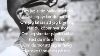 Eric Amarillo  Om sanningen ska fram Lyrics [upl. by Lerej853]