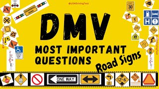 DMV written test 2024  DMV Road Signs Test  Road Signs Practice permit Test  traffic signs [upl. by Tedie]