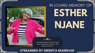 Memorial service of Esther Njane [upl. by Bethel]