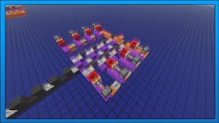 Minecraft Tech 40 Bit Per Second Redstone Wire [upl. by Catlee6]