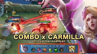 Carmilla combo enak all hero Ultinya mematikan Carmilla gameplay  carmilla best build 2024  MLBB [upl. by Ztirf]