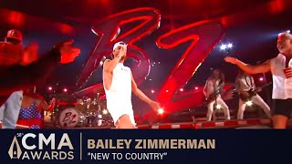 Bailey Zimmerman– “New to Country”  Live at CMA Awards 2024 [upl. by Naenej]