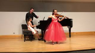 Cameron amp Madison Suh JB Accolay Violin Concerto No 1 in A minor [upl. by Correna]