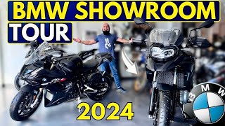 BMW SHOWROOM TOUR 2024  BMW S1000RR 2024 BMW S1000 R M PACKAGE 2024 BMW GS 1250 TROPHY 2023 [upl. by Enyad960]