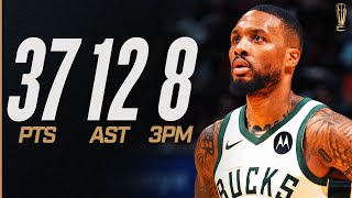 Dame Lillard’s UNREAL DoubleDouble Performance Bucks are 30 in Cup play 🏆 November 26 2024 [upl. by Auhel]