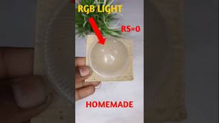 How to make a rgb light  at home  kaisa  banaea  diy  viral shorts [upl. by Nosrej]