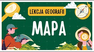 Mapa  definicja skala rodzaje  lekcja geografii dla klasy piątej [upl. by Akinat]