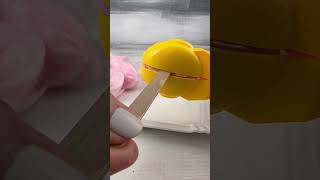 How to make beautiful cotton candy pops  duck shaped strawberry cotton candy cottoncandy diy [upl. by Joseito669]