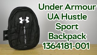 Розпаковка Under Armour UA Hustle Sport Backpack 1364181001 26L Чорний [upl. by Corie]