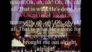 What Hes Done For Me by James Hall and Worship amp Praise [upl. by Dusty33]