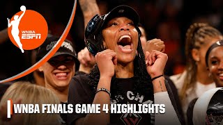 VEGAS WIN BACKTOBACK WNBA CHAMPIONSHIPS Aces vs Liberty Game 4 highlights 🏆 [upl. by Deckert]