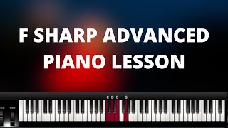 F Sharp Advanced Piano LessonInstructor  Caleb [upl. by Marchal]